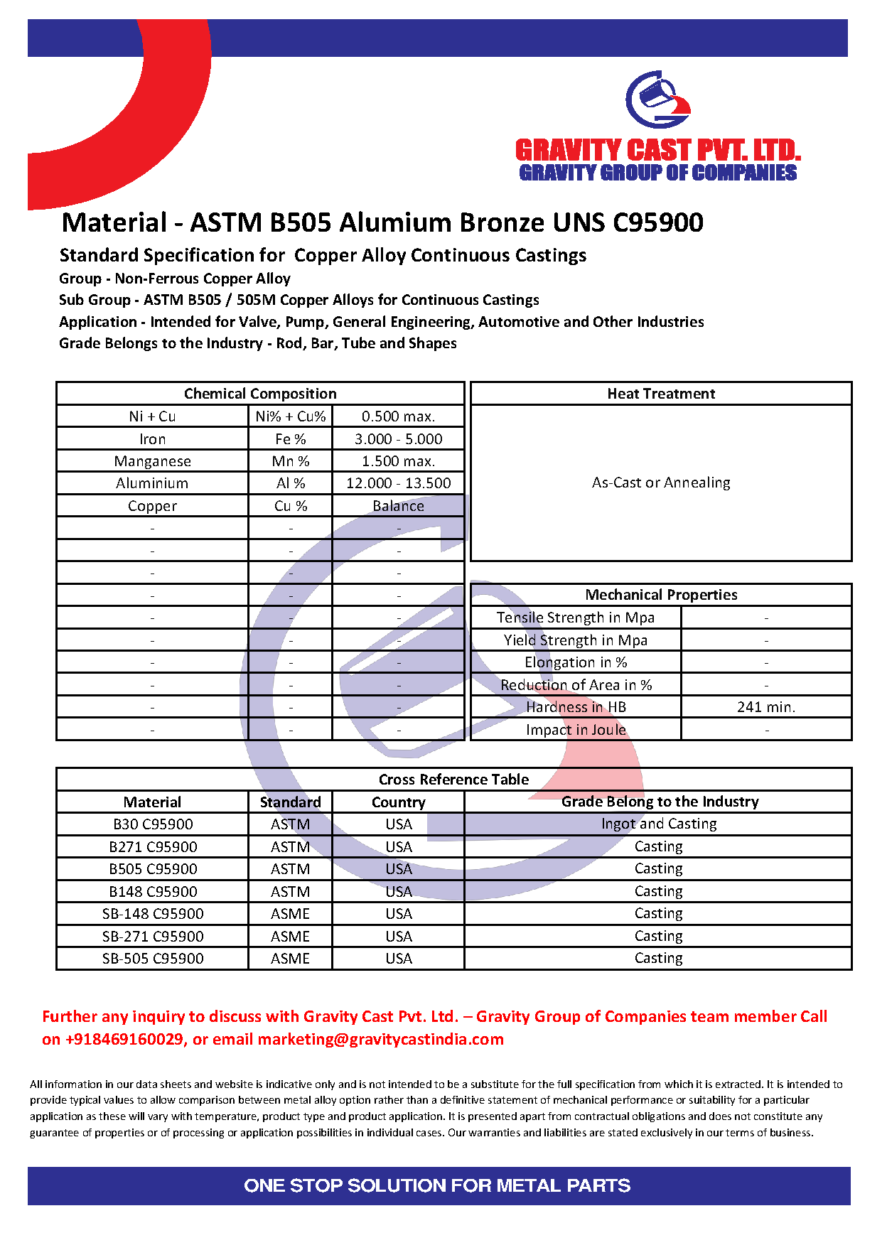 ASTM B505 Alumium Bronze UNS C95900.pdf
